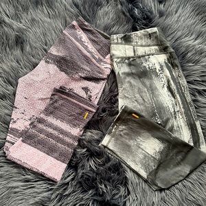 Lucy workout Capri (Lot of 2) Size Small